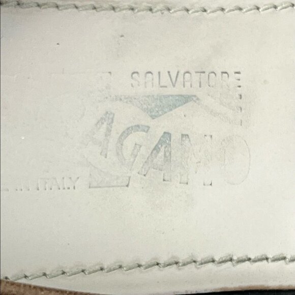 Salvatore Ferragamo Brown Loafers Size 9.5 Neutral Minimalist Business Casual - Picture 12 of 13